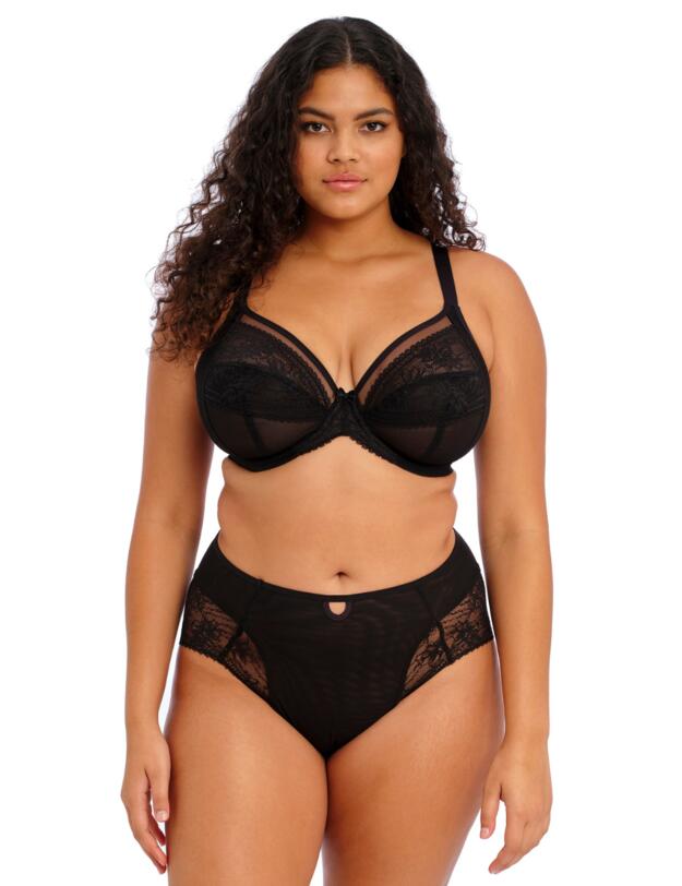 Elomi Kendra Underwired Plunge Bra Black 