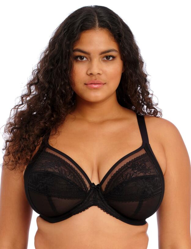 Elomi Kendra Underwired Plunge Bra Black 