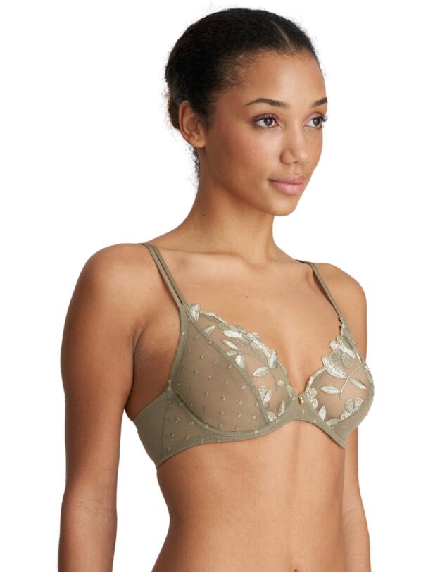 Marie Jo Agnes Plunge Bra Golden Olive
