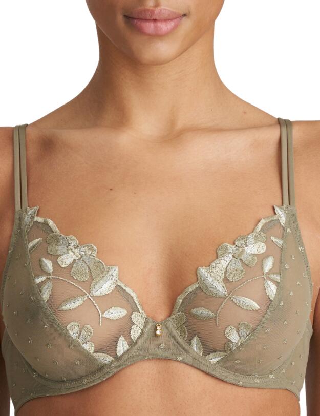 Marie Jo Agnes Plunge Bra Golden Olive