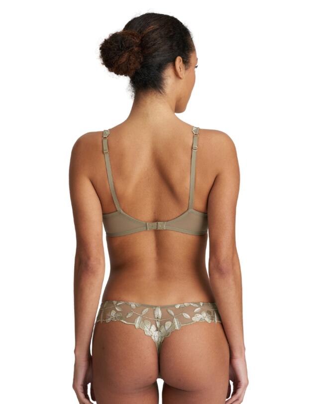 Marie Jo Agnes Thong Golden Olive