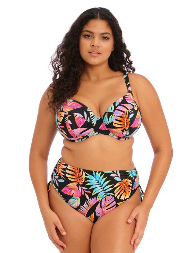 Elomi Tropical Falls Adjustable Bikini Brief Black 