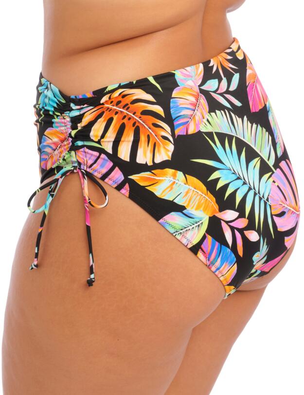 Elomi Tropical Falls Adjustable Bikini Brief Black 