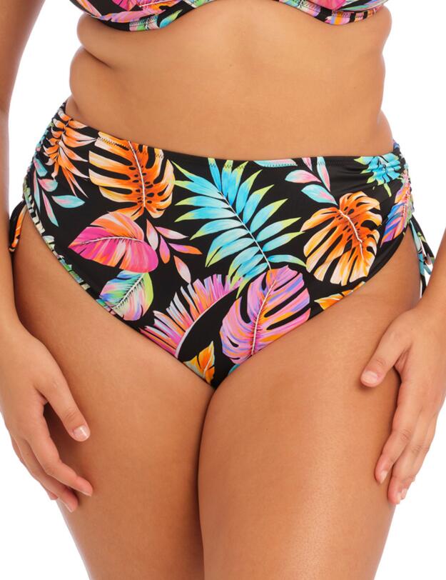 Elomi Tropical Falls Adjustable Bikini Brief Black 
