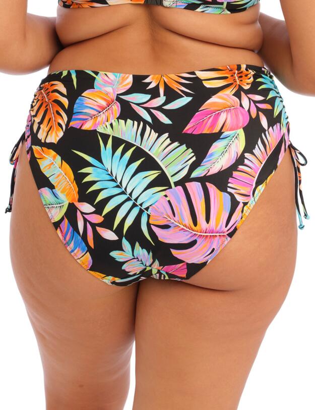Elomi Tropical Falls Adjustable Bikini Brief Black 