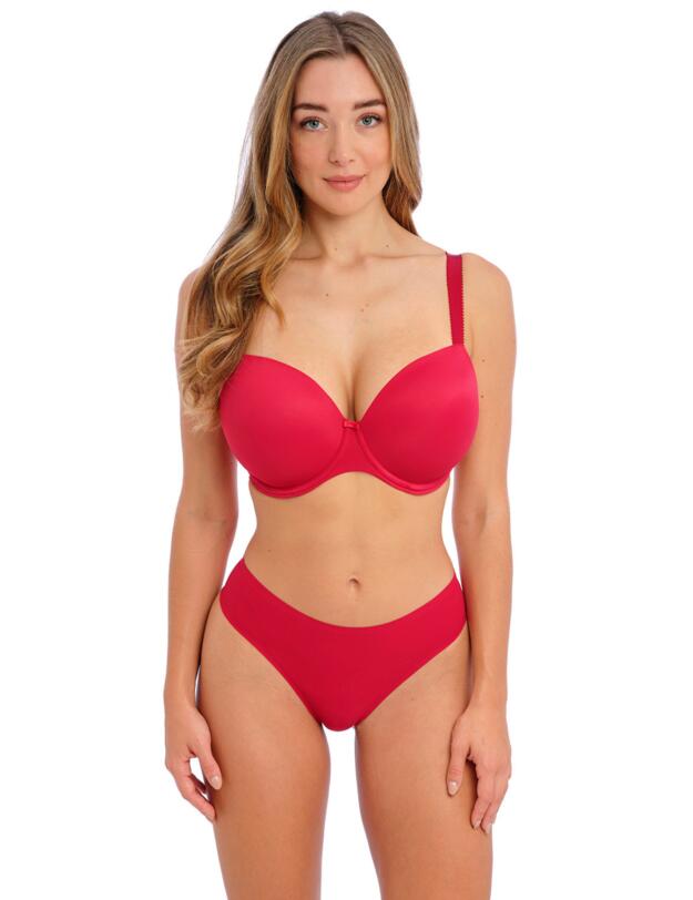 Fantasie Smoothease Moulded T-Shirt Bra Red