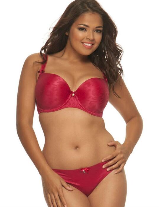 2402 Curvy Kate Smoothie Thong Ruby - 2402 Wild Ruby