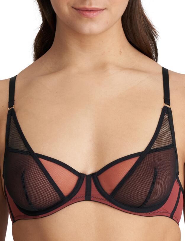 Marie Jo Fezz Wire Bra Italian Brown