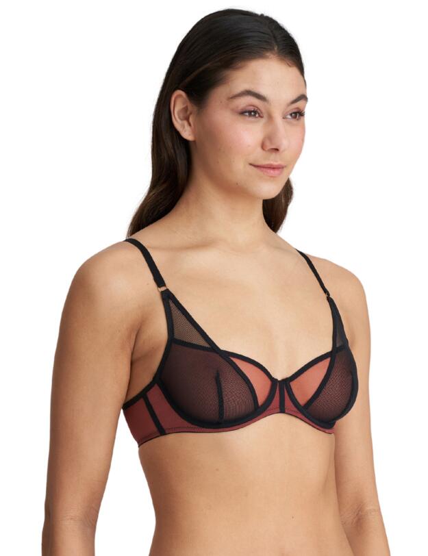 Marie Jo Fezz Wire Bra Italian Brown