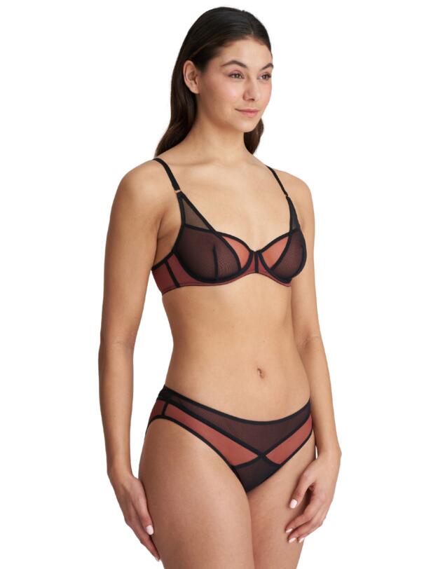 Marie Jo Fezz Wire Bra Italian Brown