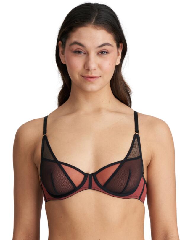 Marie Jo Fezz Wire Bra Italian Brown