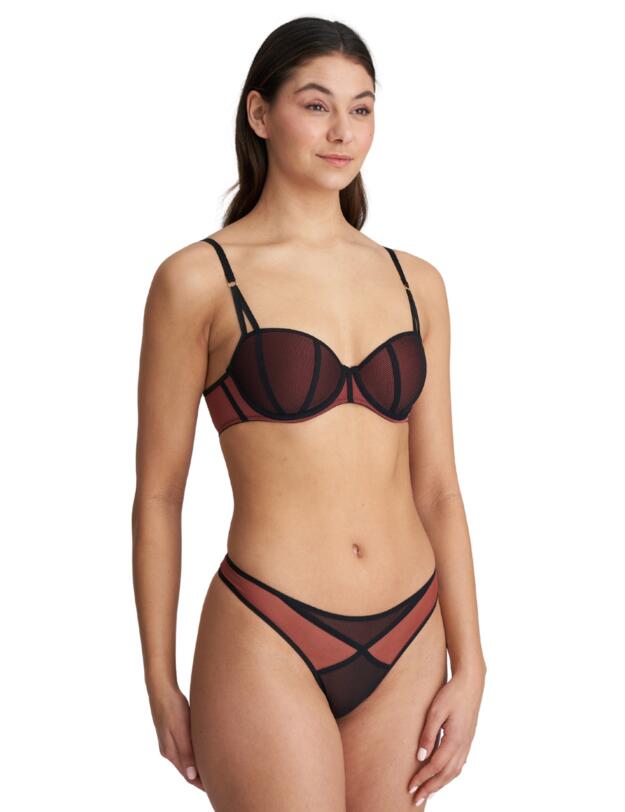 Marie Jo Fezz Thong Italian Brown