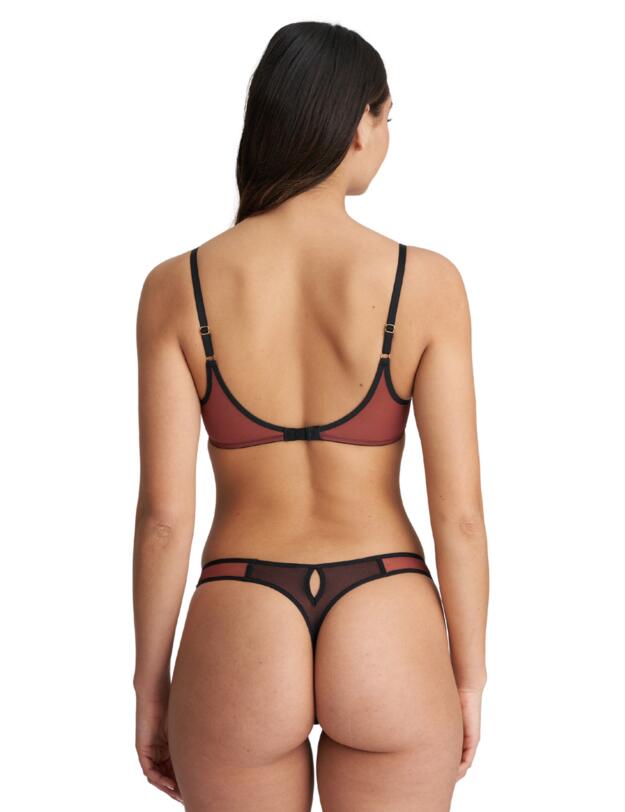 Marie Jo Fezz Thong Italian Brown