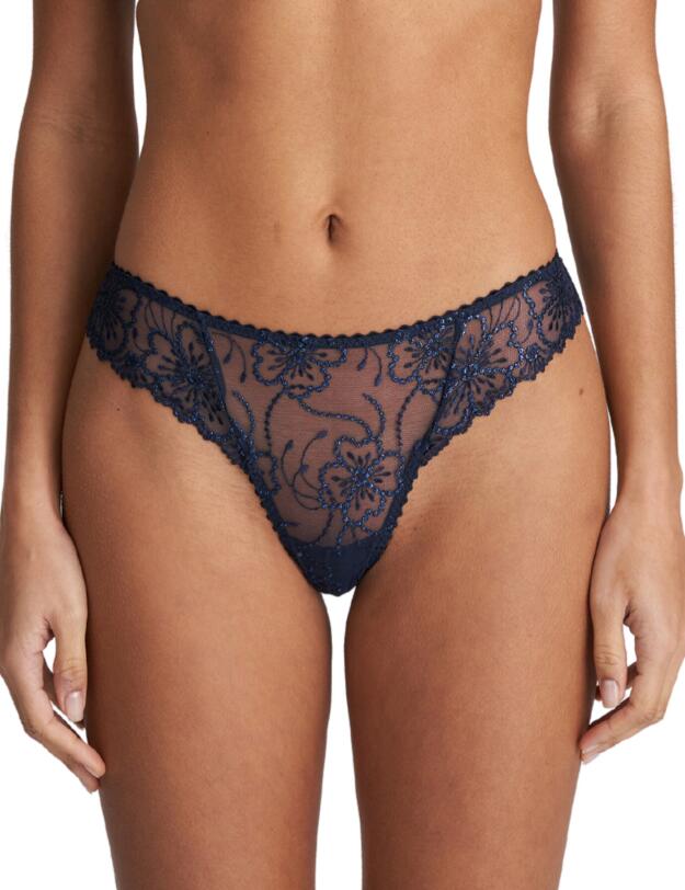  Marie Jo Jane Thong Velvet Blue