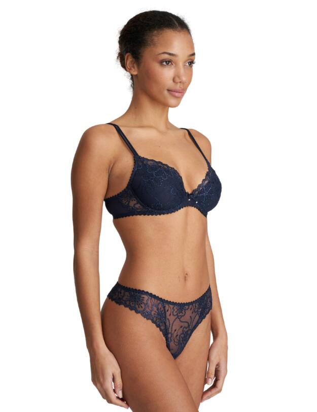  Marie Jo Jane Thong Velvet Blue