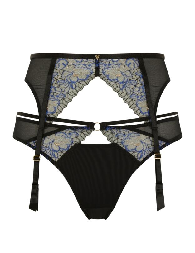 Cleo By Panache Valentina Luxe Suspender Black