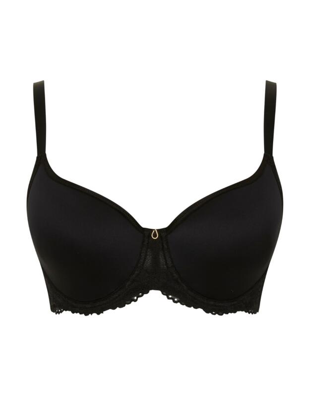 Panache Radiance Moulded Spacer T-Shirt Bra Black