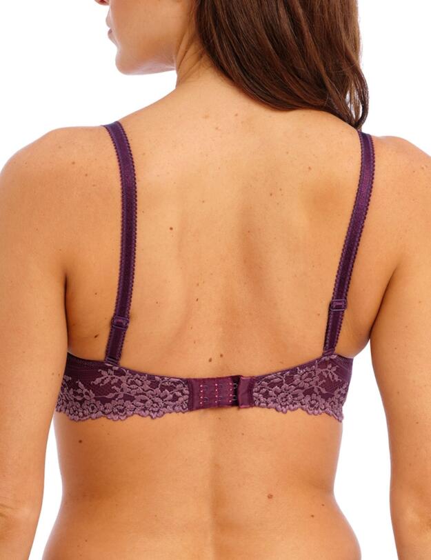 Wacoal Embrace Lace Underwired Plunge Bra Italian Plum/ Valerian