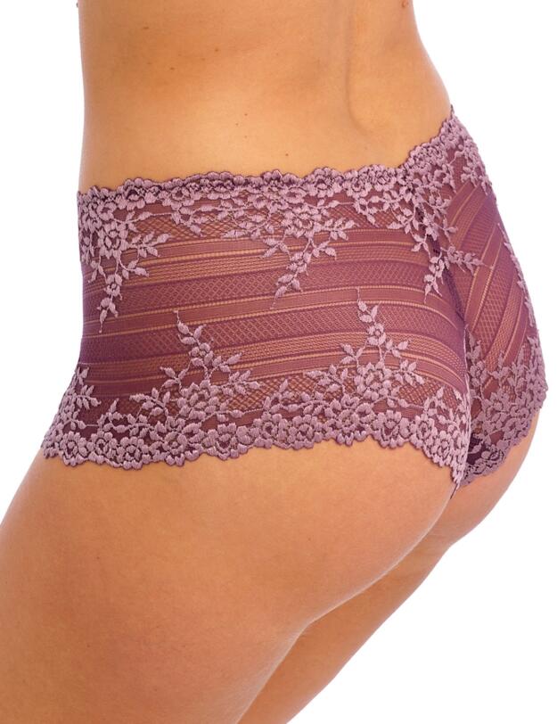 Wacoal Embrace Lace Boyshort Italian Plum/ Valerian