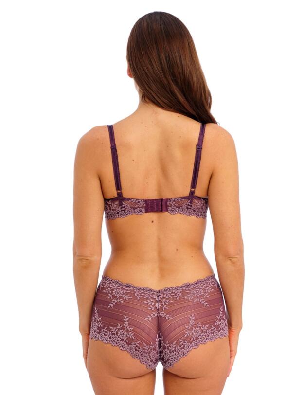 Wacoal Embrace Lace Boyshort Italian Plum/ Valerian