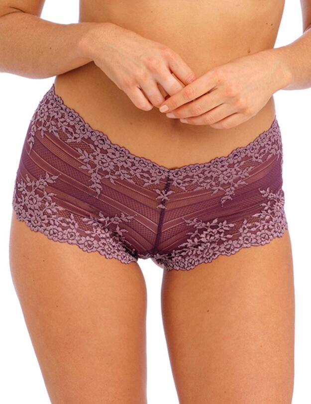 Wacoal Embrace Lace Boyshort Italian Plum/ Valerian