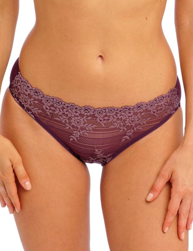 Wacoal Embrace Lace Brief Italian Plum/ Valerian