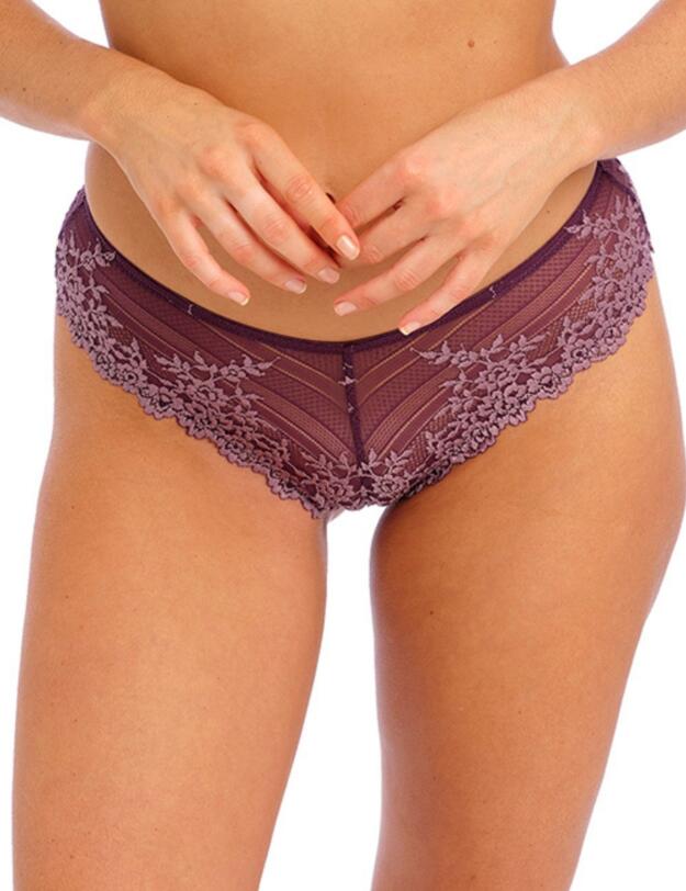 Wacoal Embrace Lace Tanga Italian Plum/ Valerian
