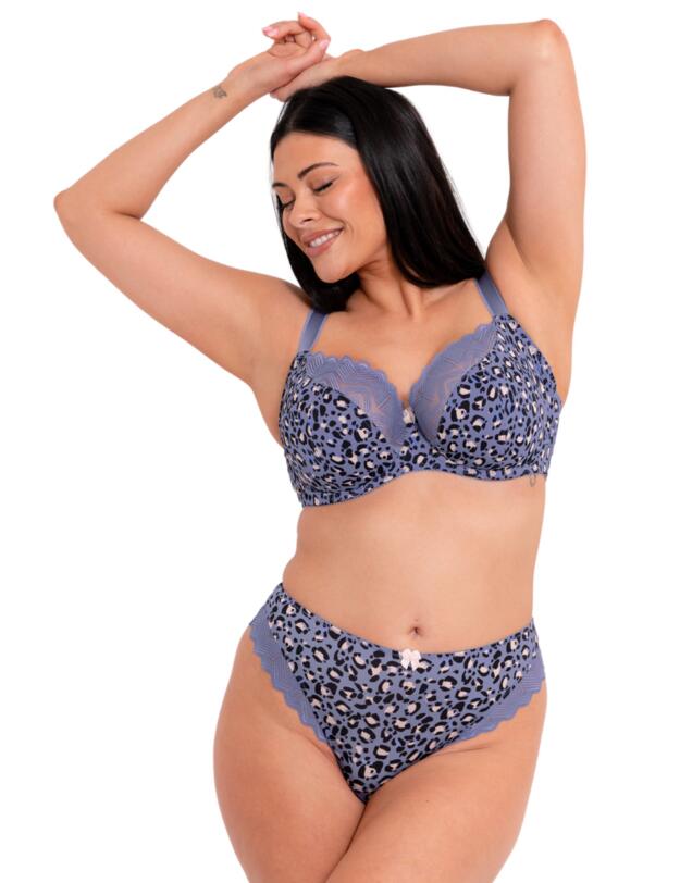 Curvy Kate Wild One Brazilian Brief Leopard Print