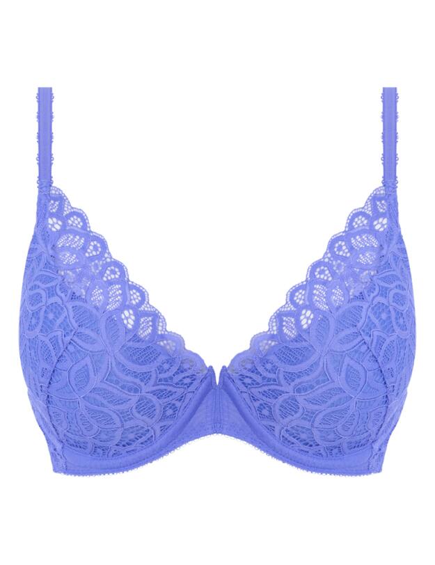 Wacoal Raffiné Underwired Plunge Bra Bluebell 