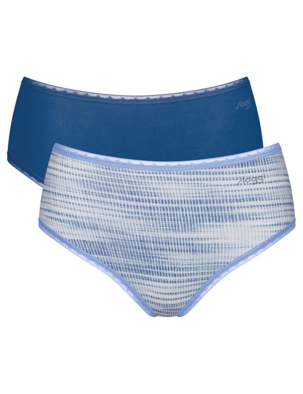 Sloggi Go High Waist Brief 2 Pack Dark Combination