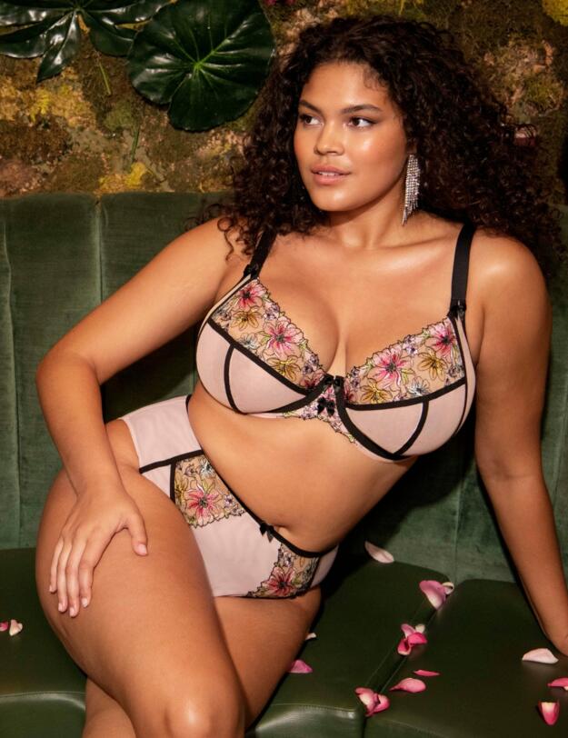 Elomi Carrie UW Plunge Bra Ballet Pink