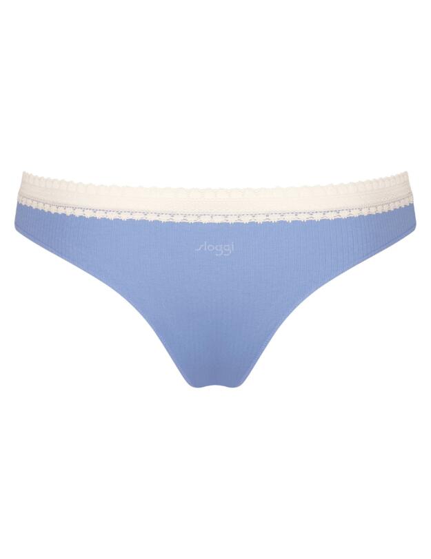 10213152 Sloggi Go Ribbed Brazilian Briefs 2 Pack - 10213152 Riviera