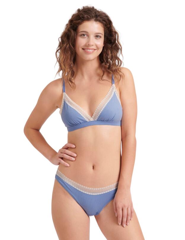 10213152 Sloggi Go Ribbed Brazilian Briefs 2 Pack - 10213152 Riviera