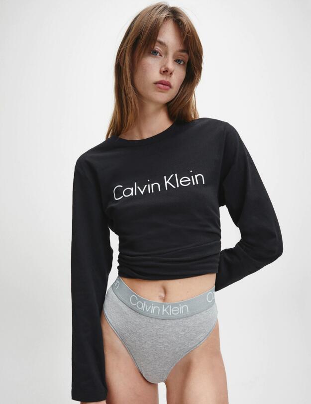 Calvin Klein Body 3 Pack High Waist Thong Black / White / Grey Heather