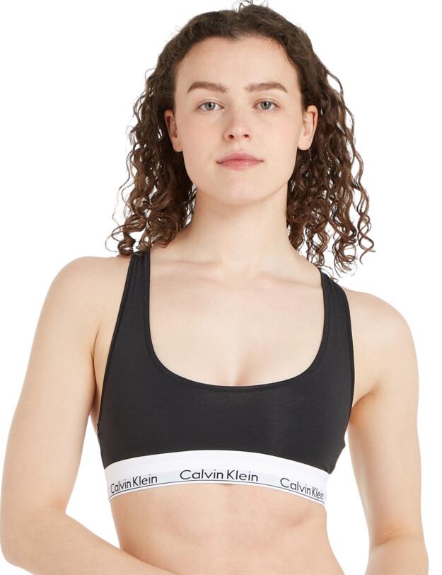 Calvin Klein Modern Cotton Bralette Bra Black