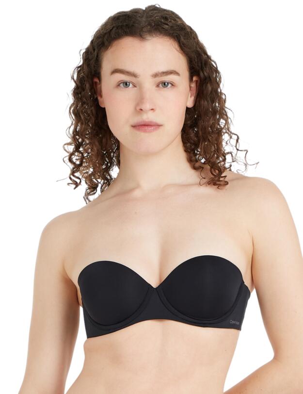 Calvin Klein Invisibles Strapless Push Up Bra Black