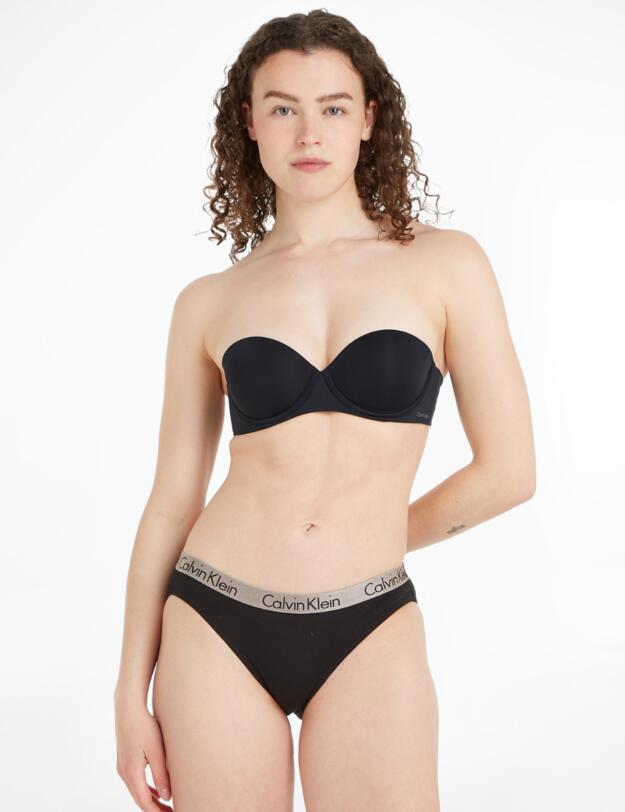 Calvin Klein Invisibles Strapless Push Up Bra Black