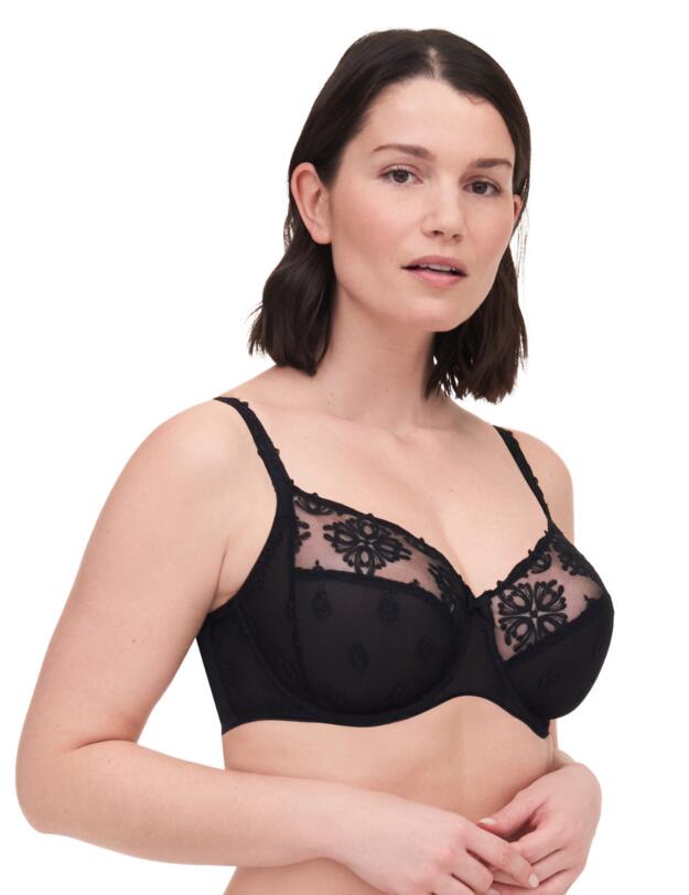Chantelle Champs Elysees Underwired Bra Black