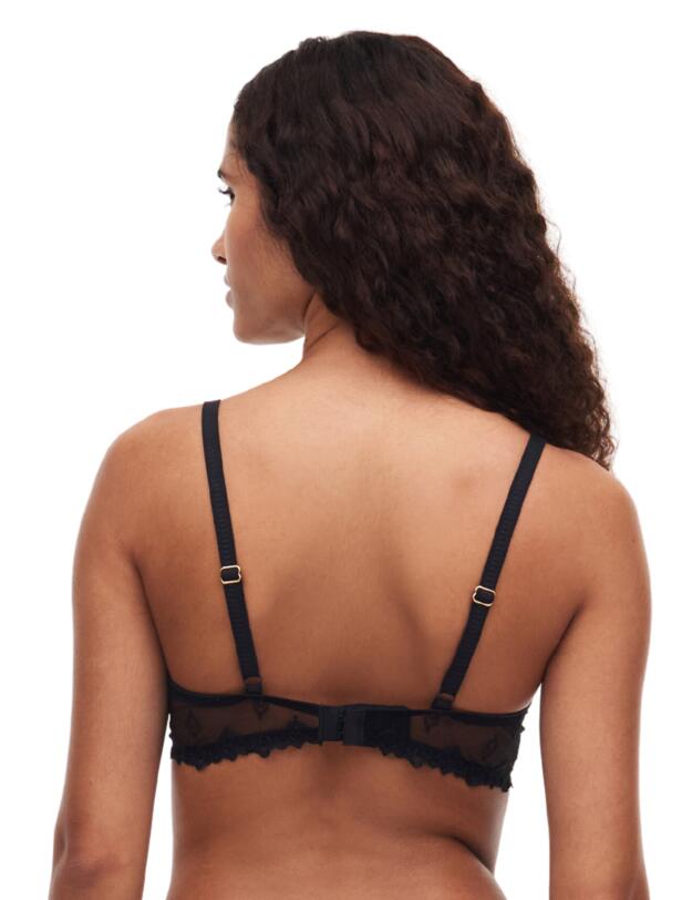 Chantelle Champs Elysees Balconette Bra Black 