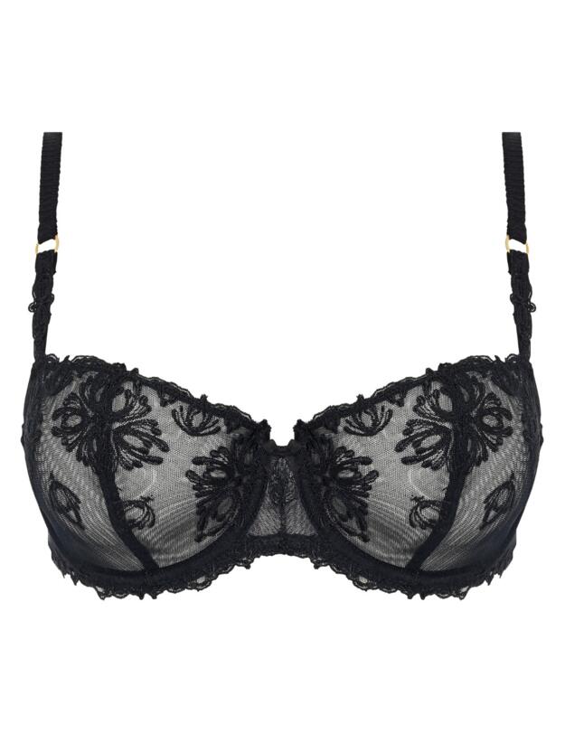 Chantelle Champs Elysees Balconette Bra Black 