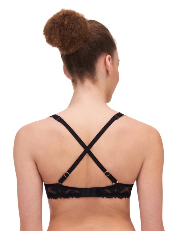 Chantelle Champs Elysees T Shirt Bra Black