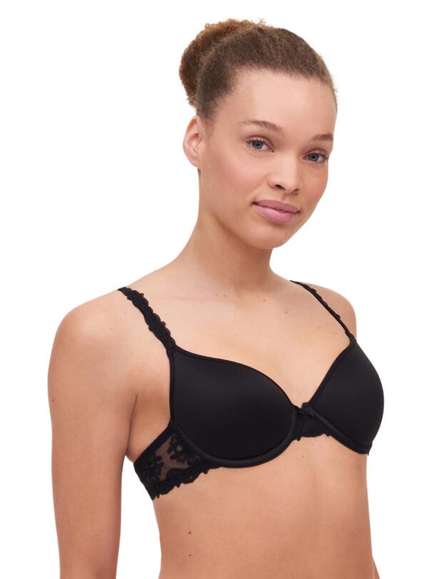 Chantelle Champs Elysees T Shirt Bra Black