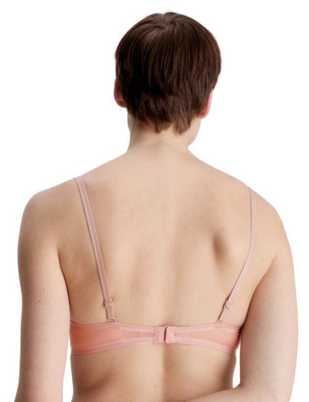 Calvin Klein Sheer Marquisette Lightly Lined Demi Bra Subdued 