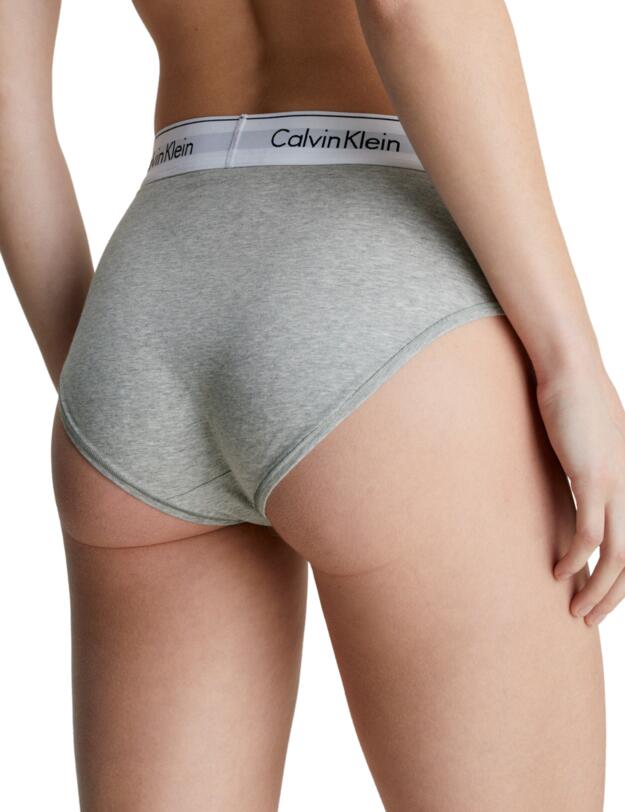  Calvin Klein Modern Cotton High Waisted Brief  Grey Heather