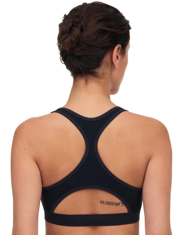 Chantelle Cotton Comfort Non Padded Bralette Black 