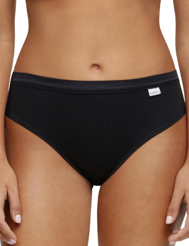 Chantelle Cotton Comfort High leg brief Black 