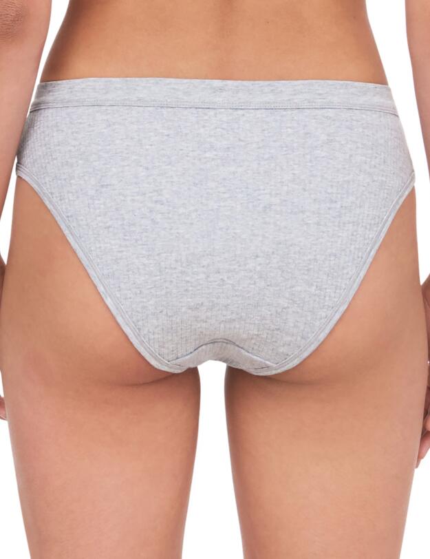 Chantelle Cotton Comfort High Leg brief Heather Grey