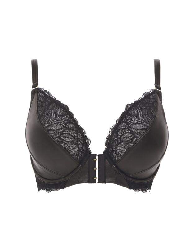 Figleaves Erin Plunge Bra Black