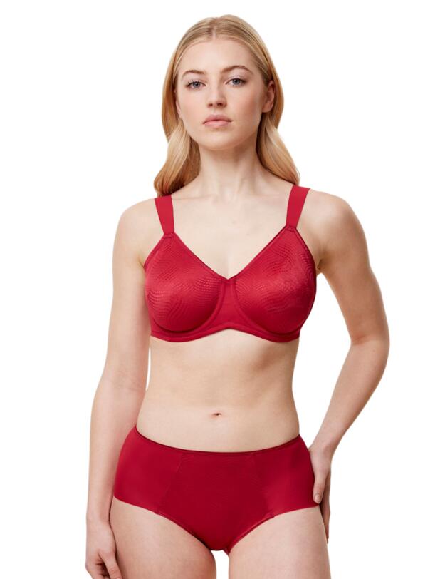 Triumph Essential Minimiser Hipsters Deep Crimson