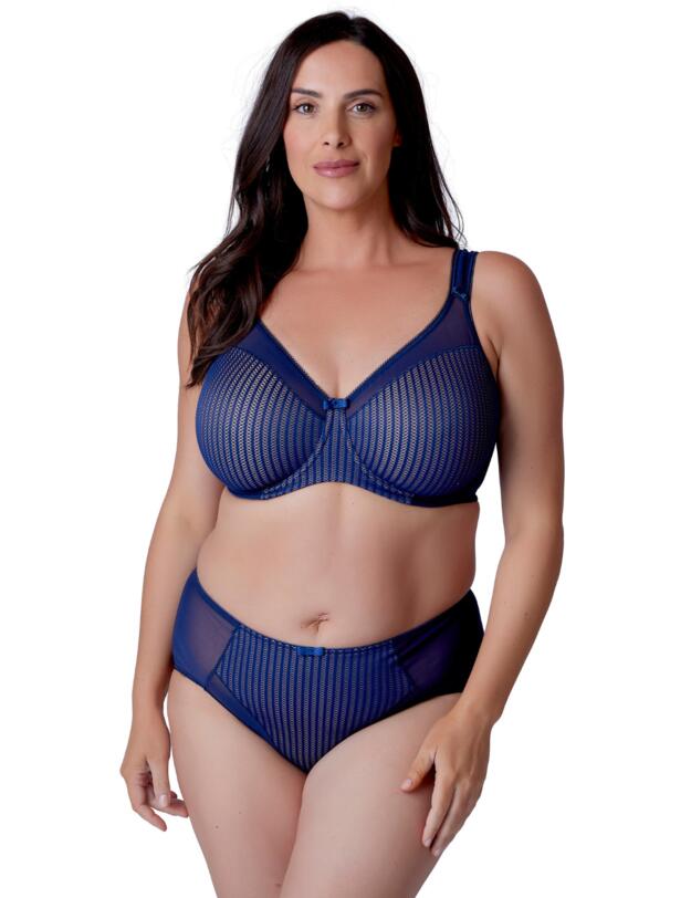 Berlei Beauty Stripe Deep Brief Deep Blue